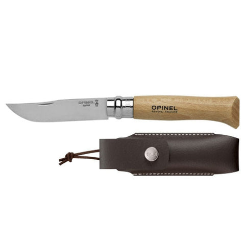 Couteau de poche Opinel Tradition Inox N°08 + étui OP001089