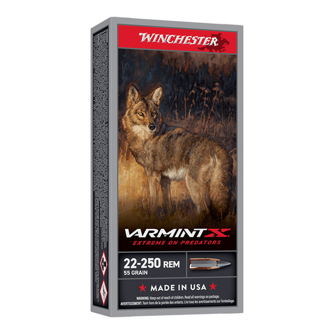 Munitions Winchester Varmint X - Cal. 22-250 Rem