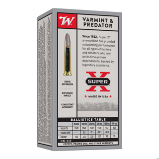 Balles Winchester Power Point - Cal. 22 Hornet