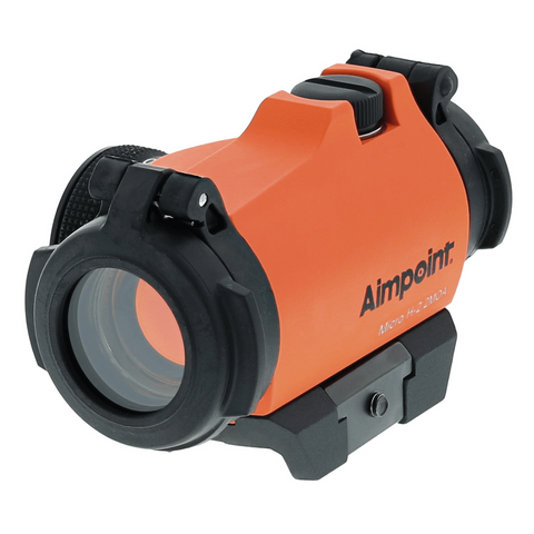 Pack viseur point rouge Aimpoint Micro H2 orange spécial battue 2 MOA