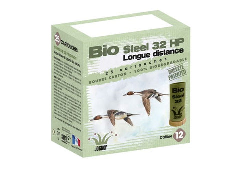 Boite de 25 Cartouches Jocker Bio Steel 32 HP - Cal. 12/70/25