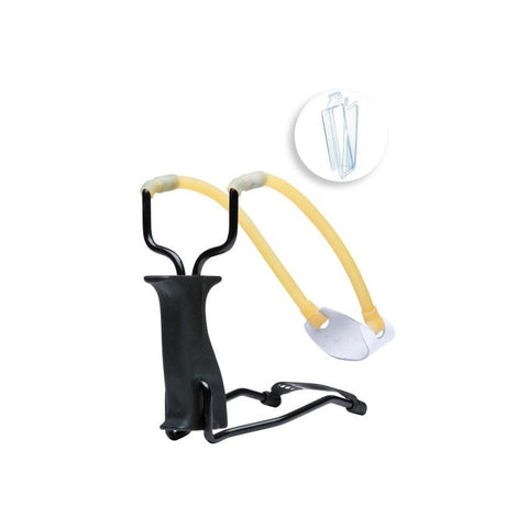 Lance-pierre Januel avec appui sur le poignet sous blister JA54562