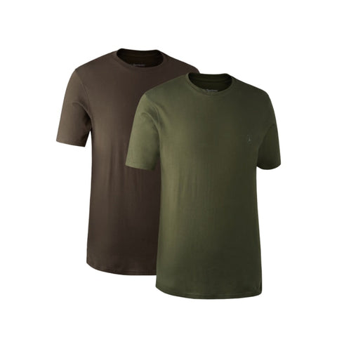 Lot de 2 T-shirts col rond DeerHunter 8651331/571S