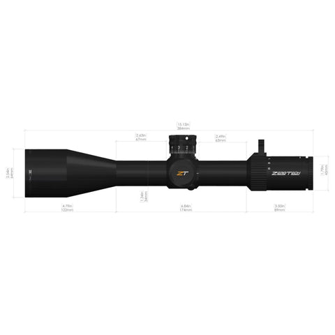Lunette de tir ZéroTech Vengeance 5-25x56 FFP MRAD ZTLVG52556A