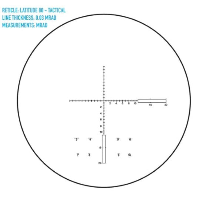 Lunette d’observation tactique SightMark Latitude 20-60x80 XD