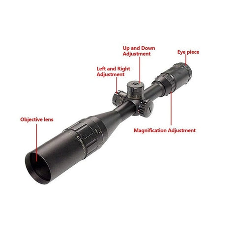 Lunette Tactical Ops 4-16x44 OEYS Illumination Rouge et Verte avec