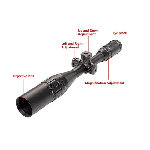 Lunette Tactical Ops 4-16x44 OEYS Illumination Rouge et Verte avec