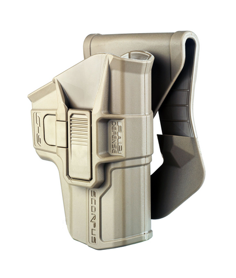 Holster Mako Glock 17 - Paddle - Rétention Niveau 2 - Droitier