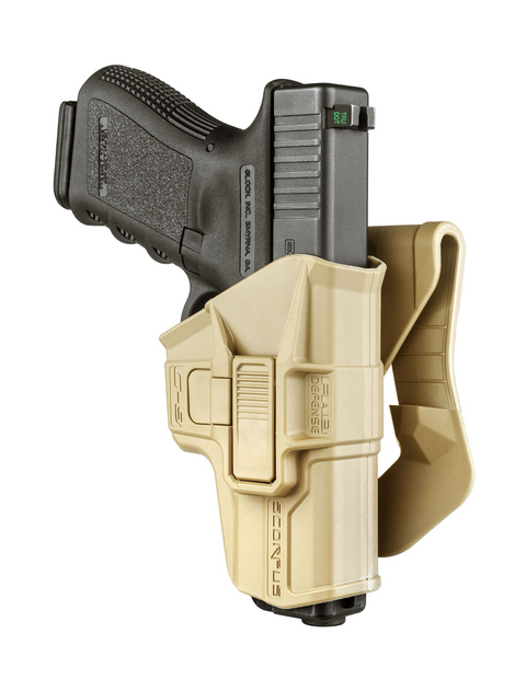 Holster Mako Glock 17 - Paddle - Rétention Niveau 2 - Droitier