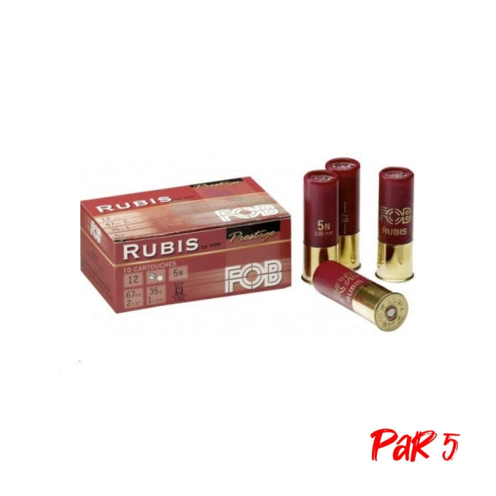 Munitions de chasse FOB Rubis - Cal.12/67 - Par 10 105DR2604NP5