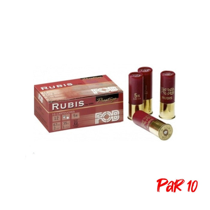 Munitions de chasse FOB Rubis - Cal.12/67 - Par 10 105DR2604NP10