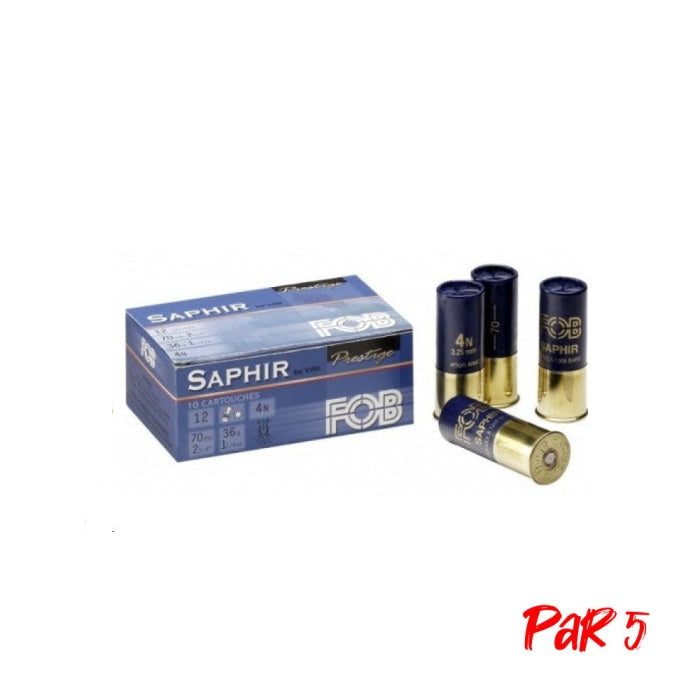 Munitions de chasse FOB Saphir - Cal.12/70 - Par 10 10504S602NP5