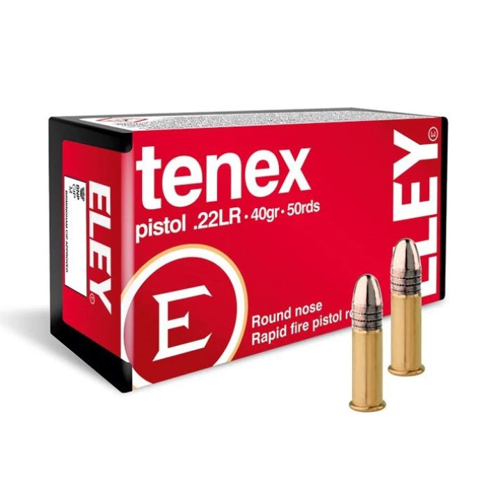 Munitions Eley Tenex Pistol - Cal 22 LR - Par 50 22ELTEN2