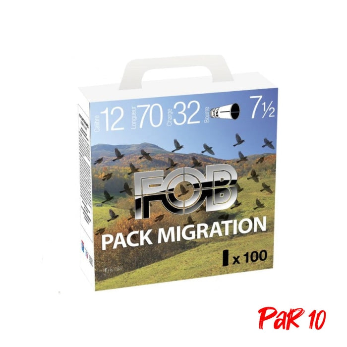 Pack 100 Cartouches FOB Migration - Cal.12/70 105A800006P10