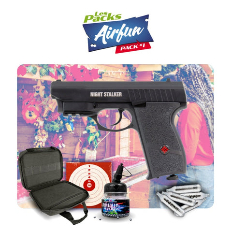 Pack Crossman Airfun Night Stalker Co2 Cal. 4.5 CRPK11