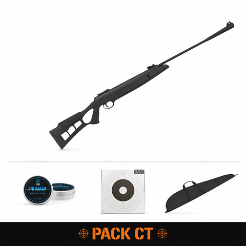 Carabine à plomb Hatsan Striker Edge synthétique noir - Cal. 4.5 4.5