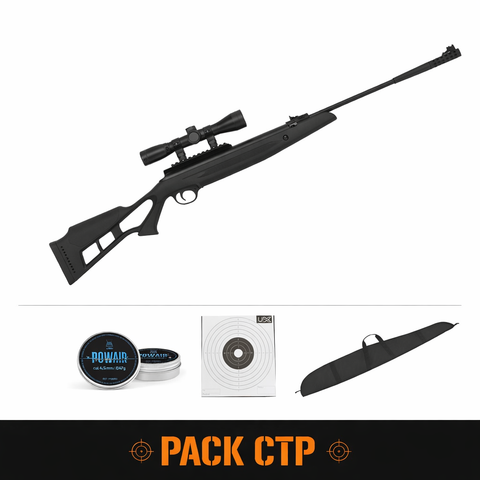 Carabine à plomb Hatsan Striker Edge synthétique noir - Cal. 4.5 4.5