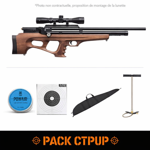 Carabine à plomb PCP Crosman Akela 43J - Cal. 5.5