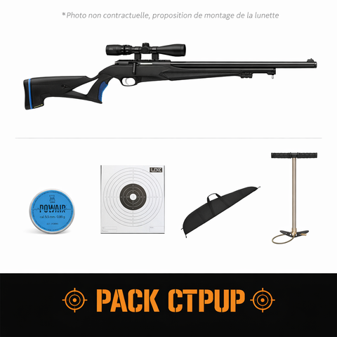 Carabine à plomb PCP Stoeger XM1 avec lunette RTI 4x32 et accessoires