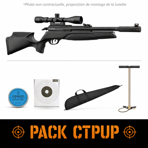 Pack Carabine à plomb Classique PCP Gamo Arrow - Cal. 5.5