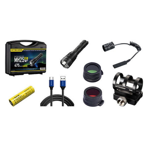 Pack lampe torche Nitecore Multitask hybrid 25V2 Pack 1 - 1300Lm