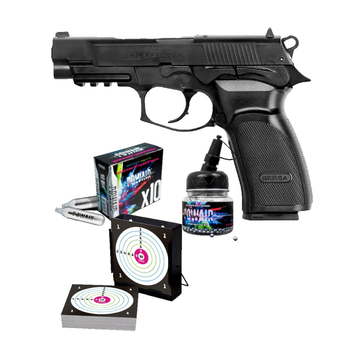 Pack Pistolet ASG GNB Bersa Thunder 9 Pro Co2 Cal. 4.5 bbs ASGPK05