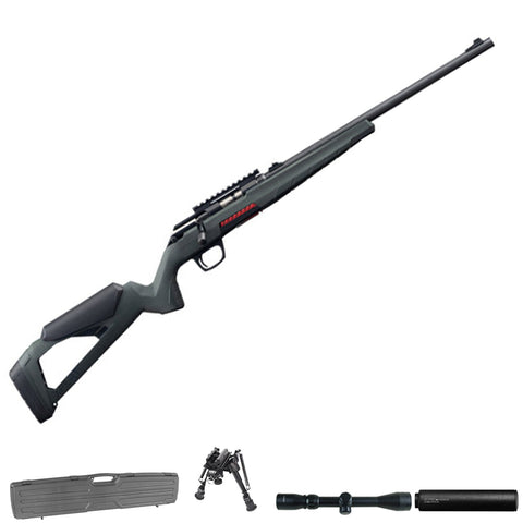 Wahoo ! Carabine Winchester Xpert Stealth Fileté Compo - Cal. 22LR - ChasseTir.com
