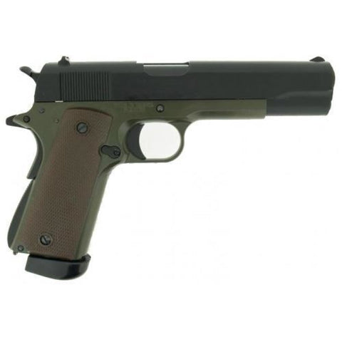 Pistolet KJWORKS 1911 Gaz Vert KJ1911GGREEN