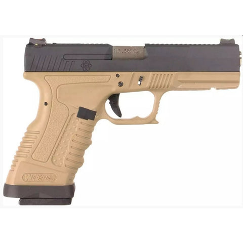 Pistolet WE GP1799 T6 BK/TAN/GD Gaz Cal.6mm WE1038