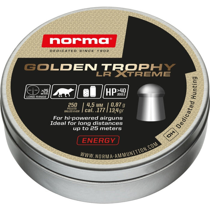 Plombs Norma Golden Trophy LR Xtreme - Cal. 4.5 mm 61100061