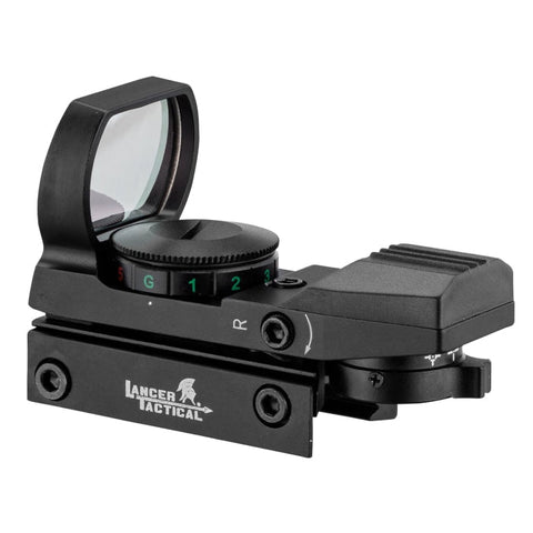 Point rouge Lancer Tactical métal Reflex 4 réticules rouge / vert