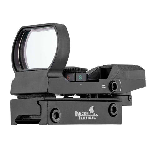 Point rouge Lancer Tactical métal Reflex 4 réticules rouge / vert