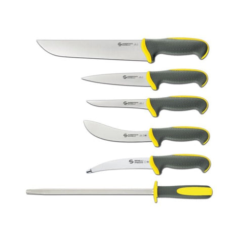 Set de 5 couteaux Januel spécial chasse + fusil JA42119