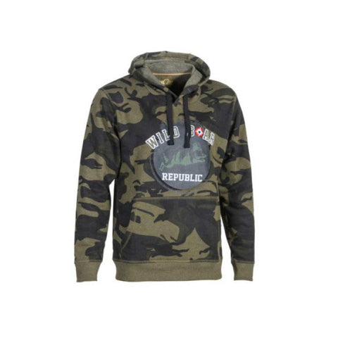 Sweashirt à capuche Percussion Wild Boar Republic 15207CS