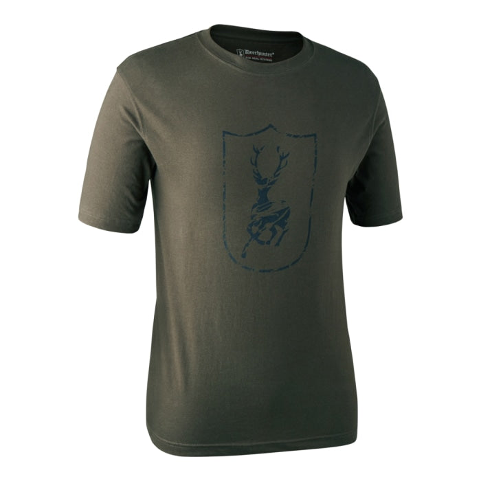 T-shirt avec logo - DeerHunter - Bark Green 8848378S