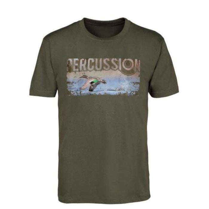 Tee-shirt Percussion Sérigraphie chasse 151613S