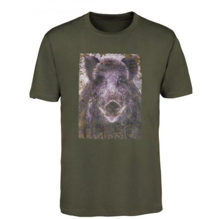 Tee-shirt Percussion Sérigraphie chasse 151616S