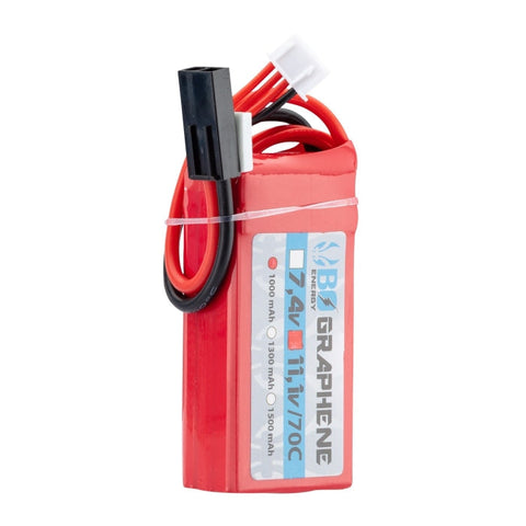 1 stick batterie Graphene 3S 11.1V 1000mAh 70C Lipo A63030