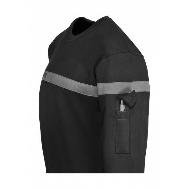 Sweat-shirt Cityguard Sécurité - bande grise 15177XS