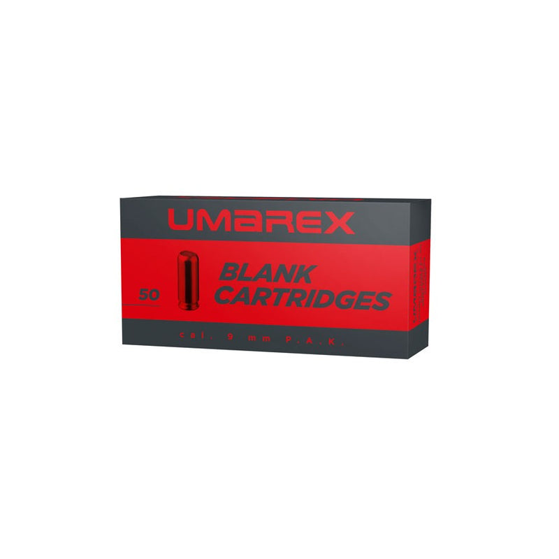 Cartouches Umarex 9 mm Pak à blanc par 50 4.1310-1