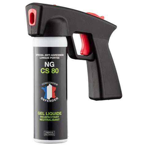 Aérosol Concorde Defender avec Poignée Gel CS 80 - 100 ml