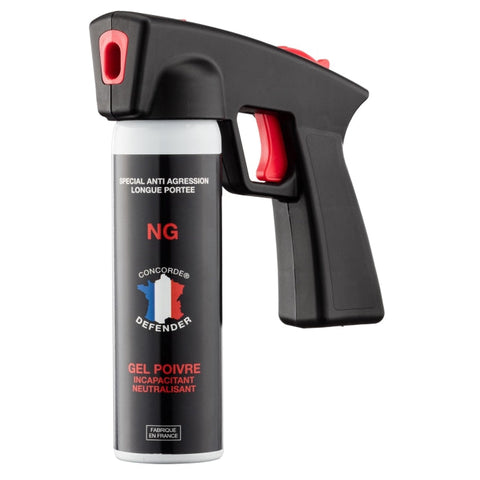 Aérosol Concorde Defender Gel Poivre avec Poignée - 100 ml