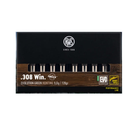 Balle RWS ctg evo green short 9.0 g - Cal. 308 Win 2411783