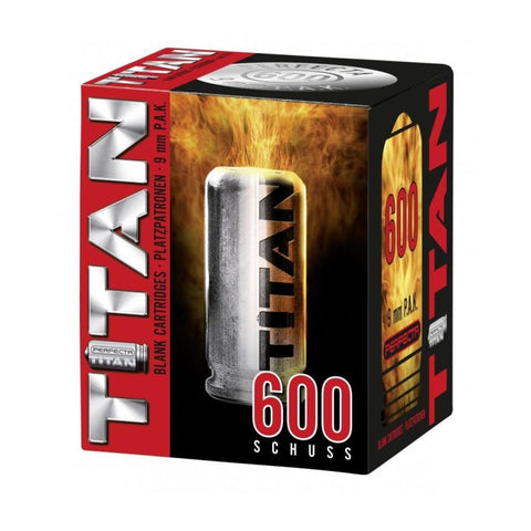 Balles à blanc Titan Perfecta - Cal. 9 mm PAK 4.1323-1