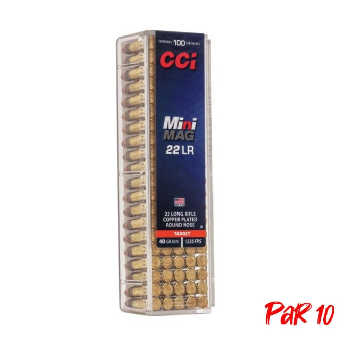 Balles CCI Minimag Hs cuivrée - Cal. 22LR 62100149P10