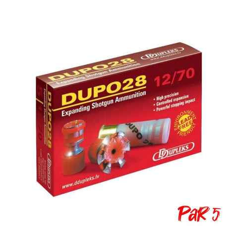Balles Dupleks Dupo 28 - Cal. 12/70 DDD28P5