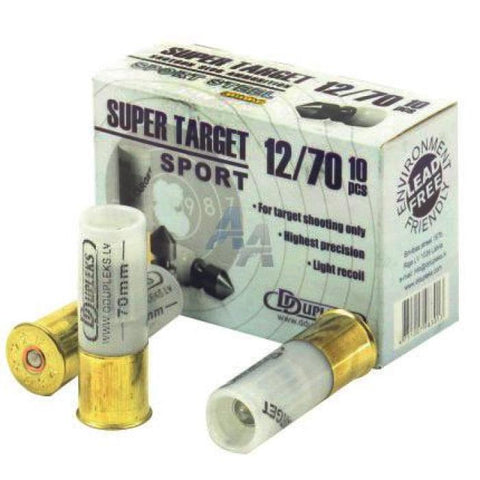 Balles Dupleks Super Target Solid Steel Training - Cal. 12/70 DDST1270