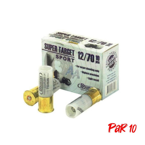 Balles Dupleks Super Target Solid Steel Training - Cal. 12/70