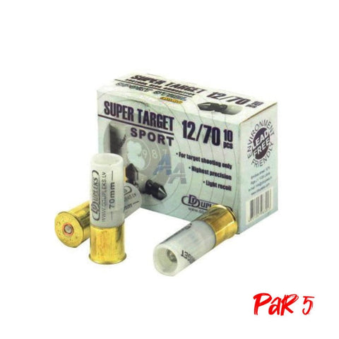 Balles Dupleks Super Target Solid Steel Training - Cal. 12/70