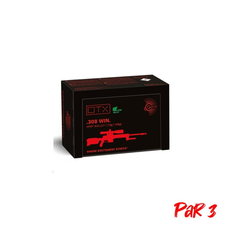Balles Geco DTX sans plombs - Cal. 308 Win 2426492P3